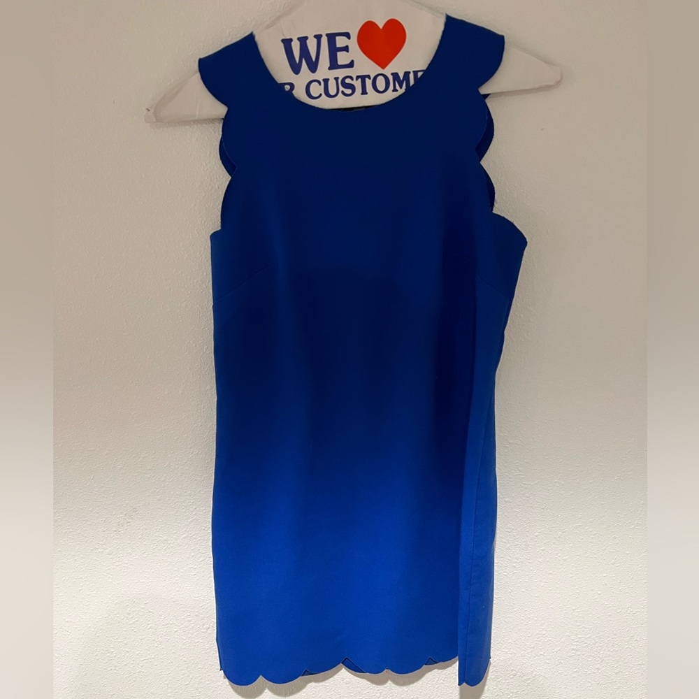 Scalloped J.Crew Shift Dress